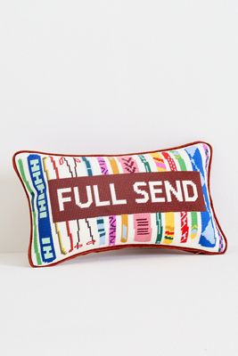 Furbish Studio Game Day Petite Needlepoint Pillow