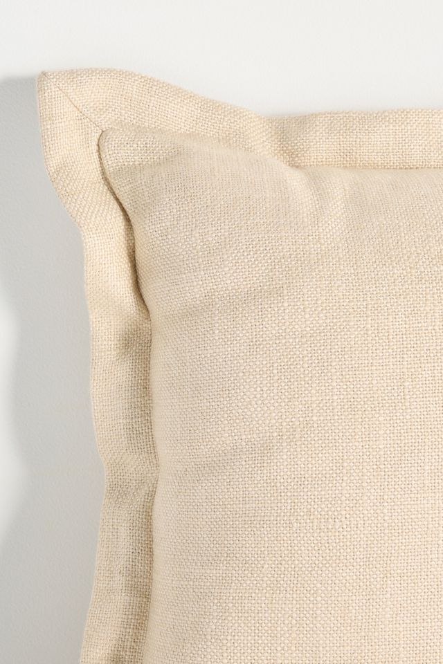 Luxe Linen Blend Clean Flange Pillow #1