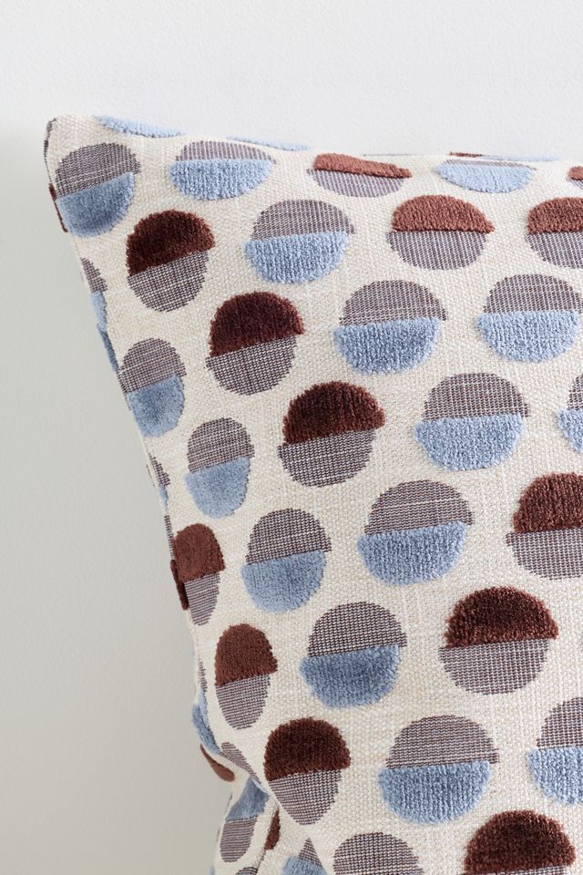 Jacquard Woven Dot Pillow #1