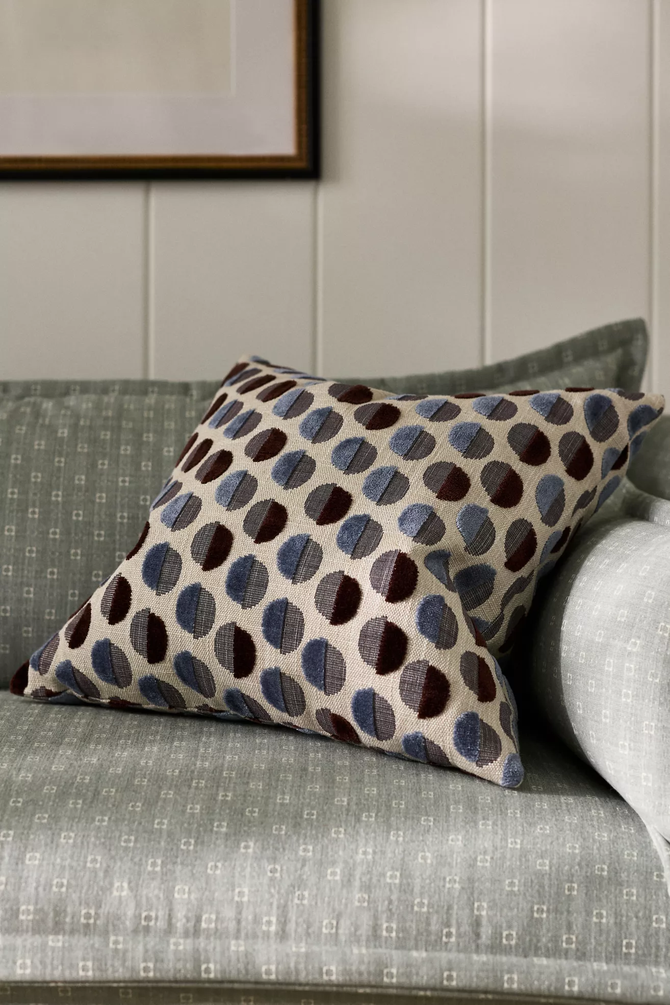 Jacquard Woven Dot Pillow - thumbnail 10