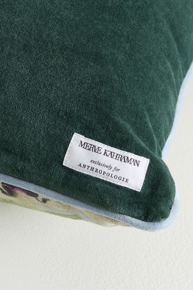 Merve Cotton Linen Jungle Pillow #7