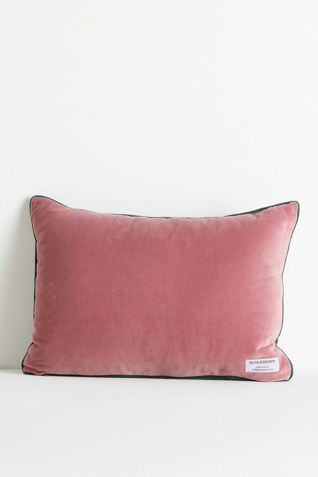 Merve Kahraman Cotton Linen Printed Pillow #2