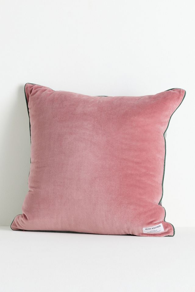 Merve Kahraman Cotton Linen Printed Pillow #4