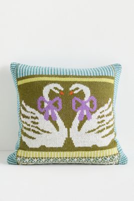 Molly & Schotzi Acrylic Knit Jacquard Pillow