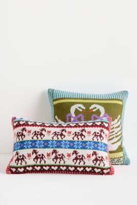 Molly & Schotzi Acrylic Knit Jacquard Pillow