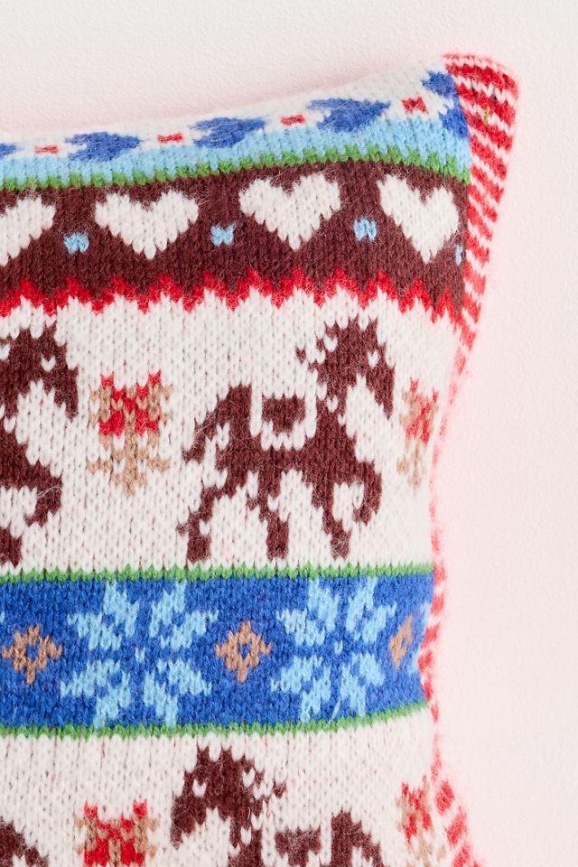 Molly & Schotzi Acrylic Knit Jacquard Pillow #2