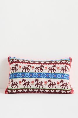 Molly & Schotzi Acrylic Knit Jacquard Pillow