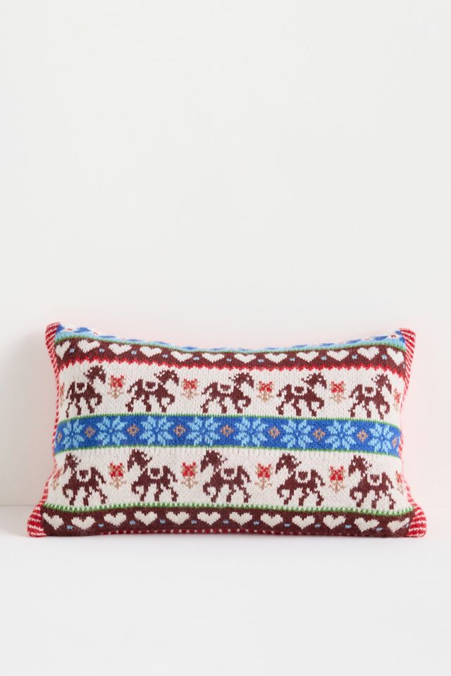 Molly & Schotzi Acrylic Knit Jacquard Pillow #1