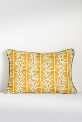 Calista Linen Printed Floral Pillow