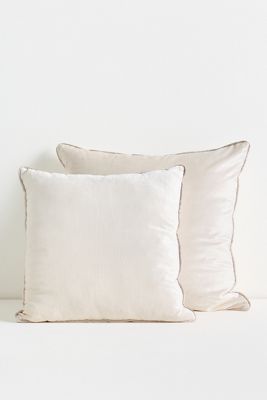 Piped Velvet Pillow