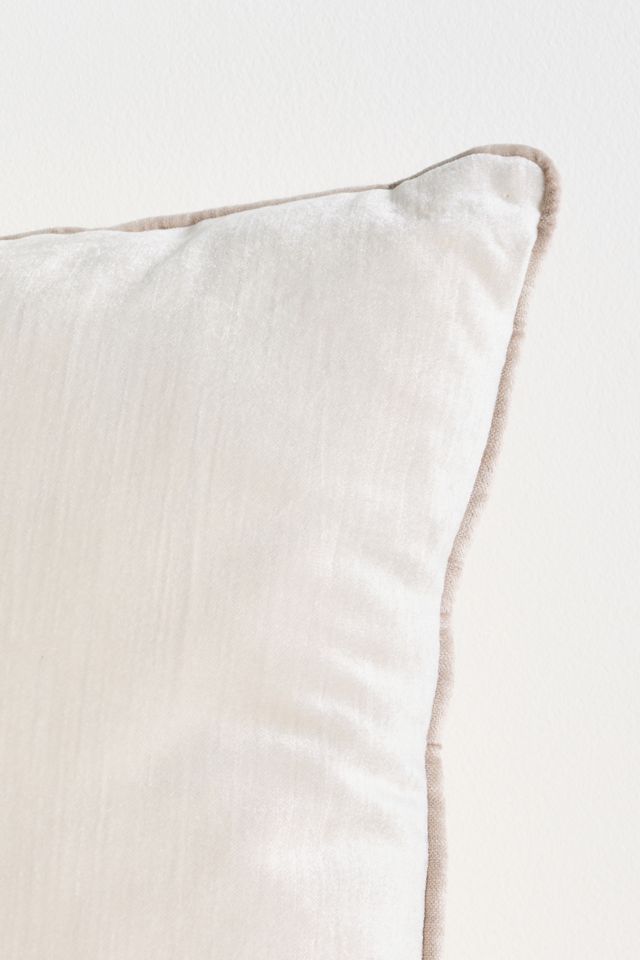 Piped Velvet Pillow #3