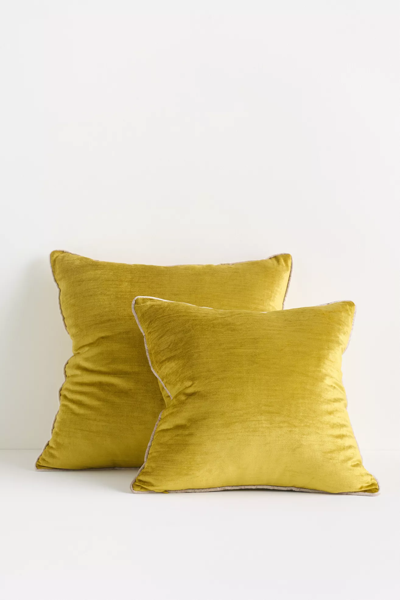 Piped Velvet Pillow - thumbnail 2