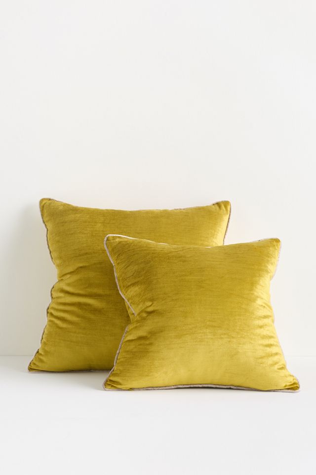 Piped Velvet Pillow #1