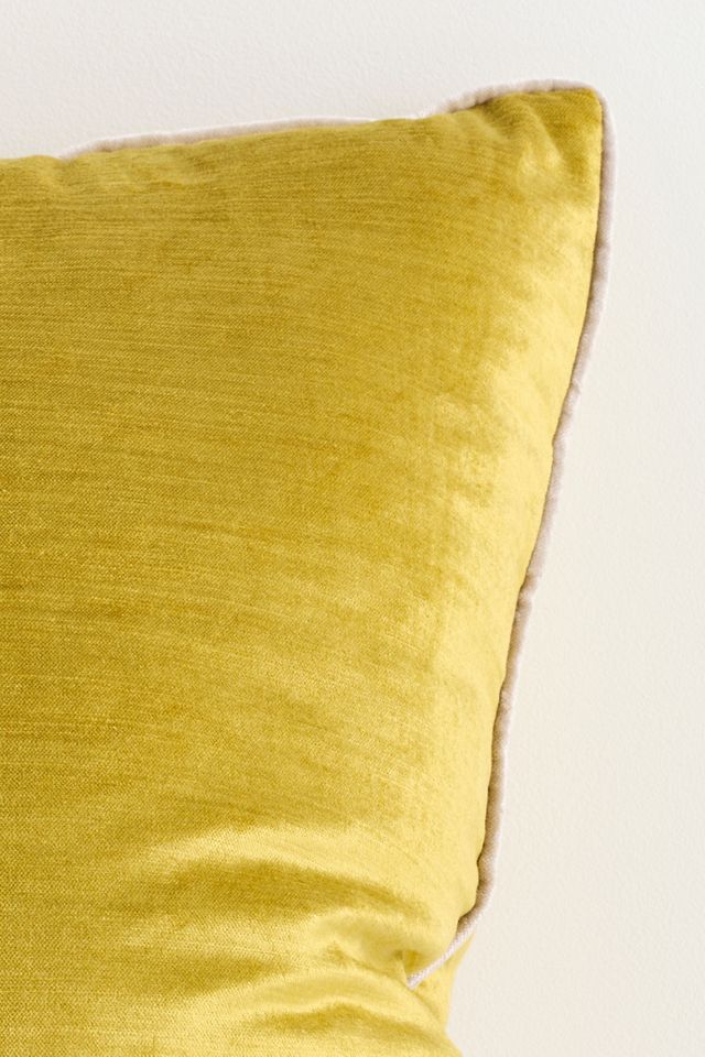 Piped Velvet Pillow #3