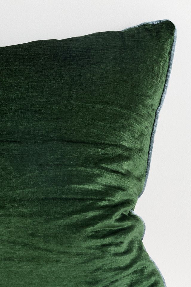 Piped Velvet Pillow #3