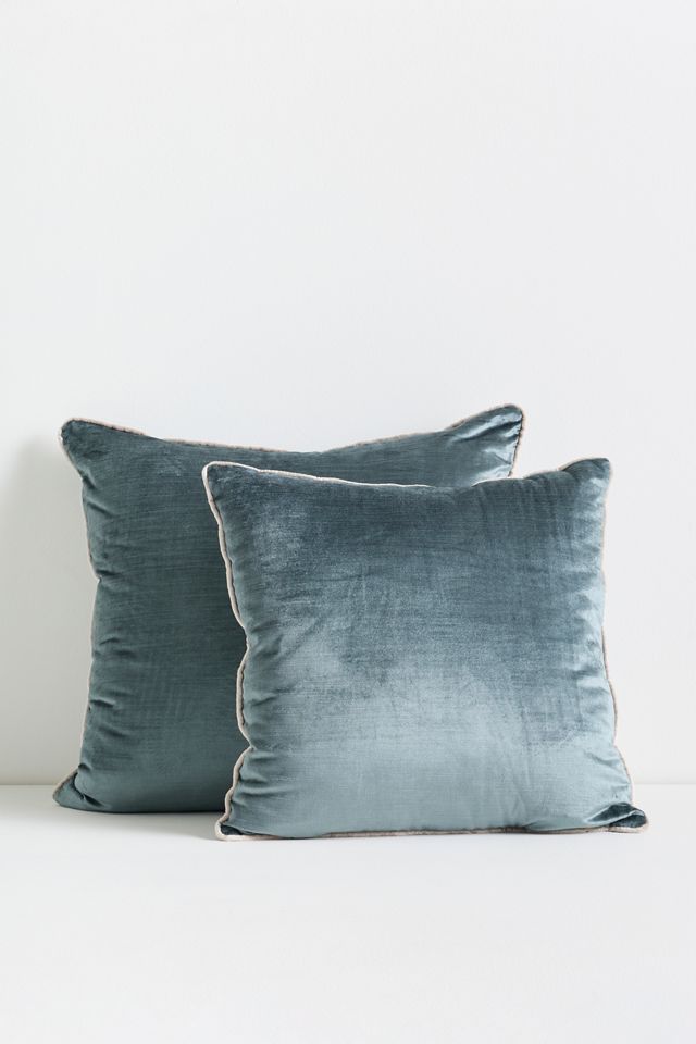 Piped Velvet Pillow #4