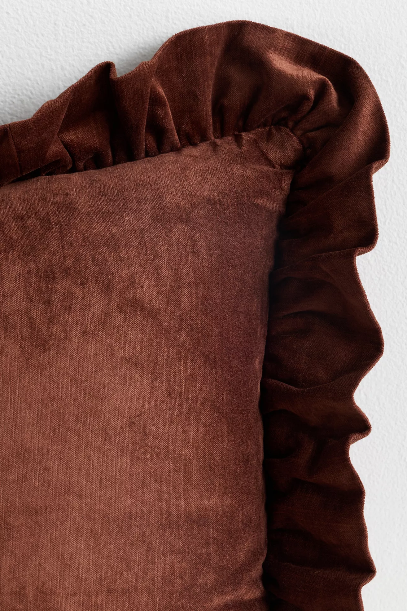 Ruffled Velvet Throw Pillow - thumbnail 9