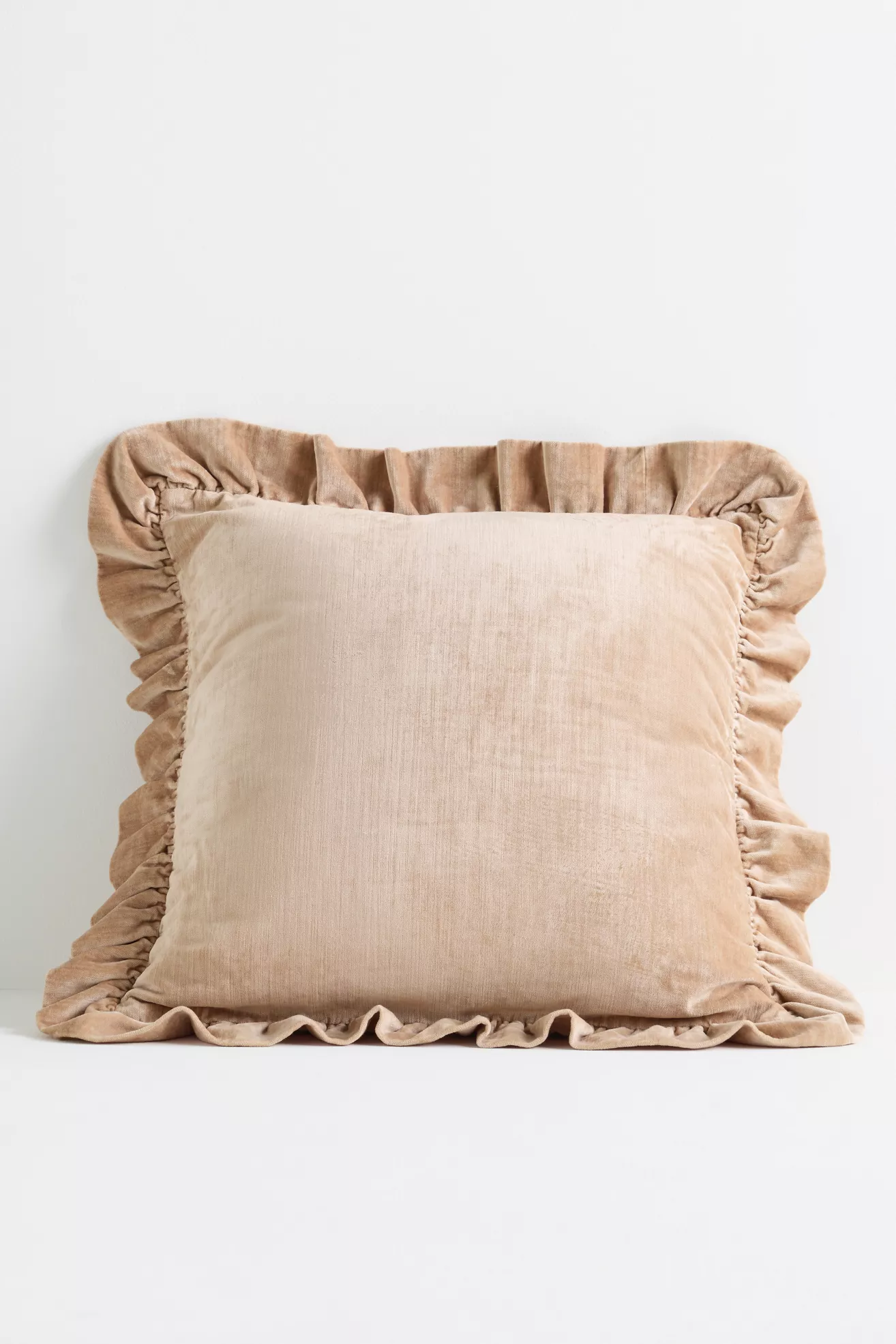 Ruffled Velvet Throw Pillow - thumbnail 6