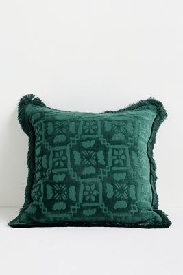 Suleika Jaouad & Jon Batiste Jacquard Woven Cotton Pillow