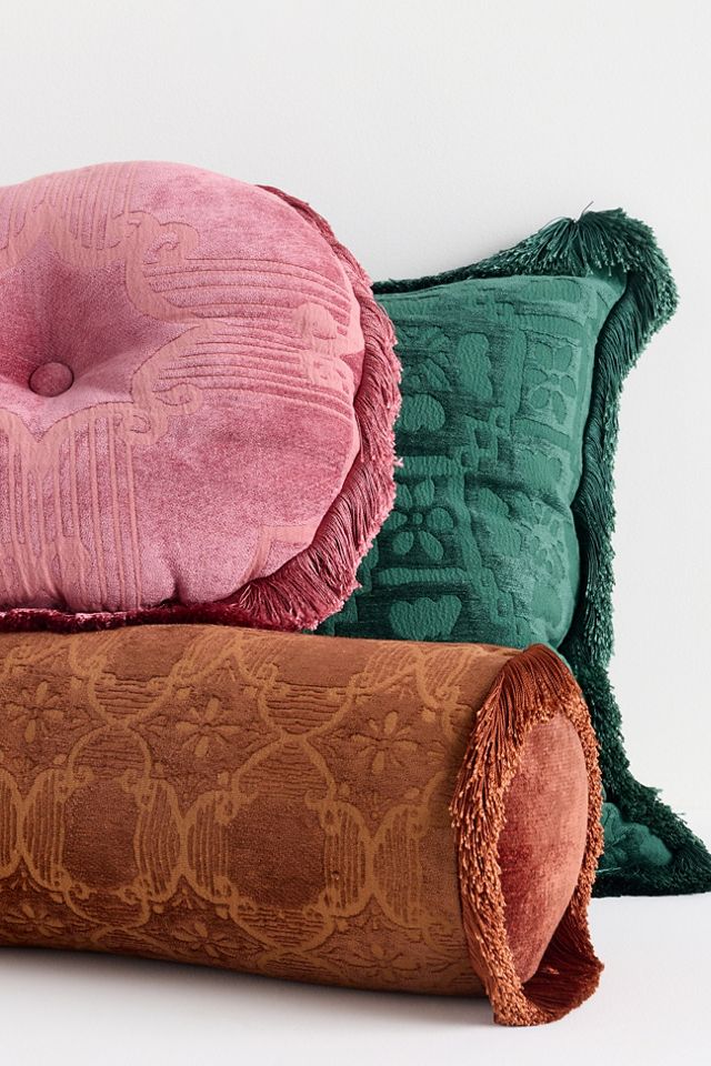 Suleika Jaouad & Jon Batiste Jacquard Woven Cotton Pillow #4