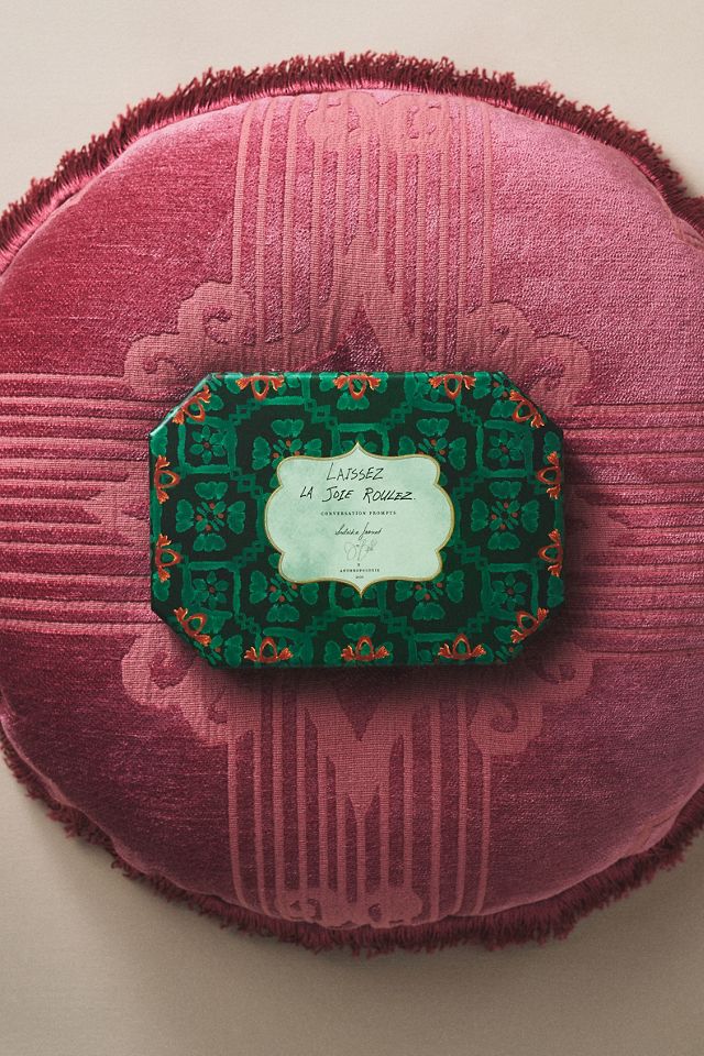 Suleika Jaouad & Jon Batiste Jacquard Woven Cotton Pillow #2