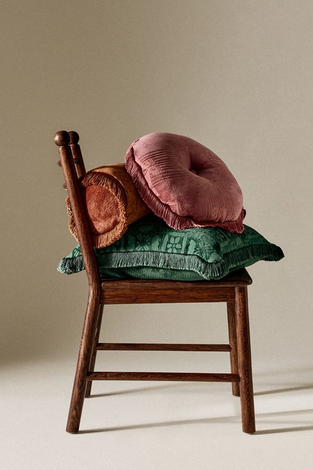 Suleika Jaouad & Jon Batiste Jacquard Woven Cotton Pillow #3