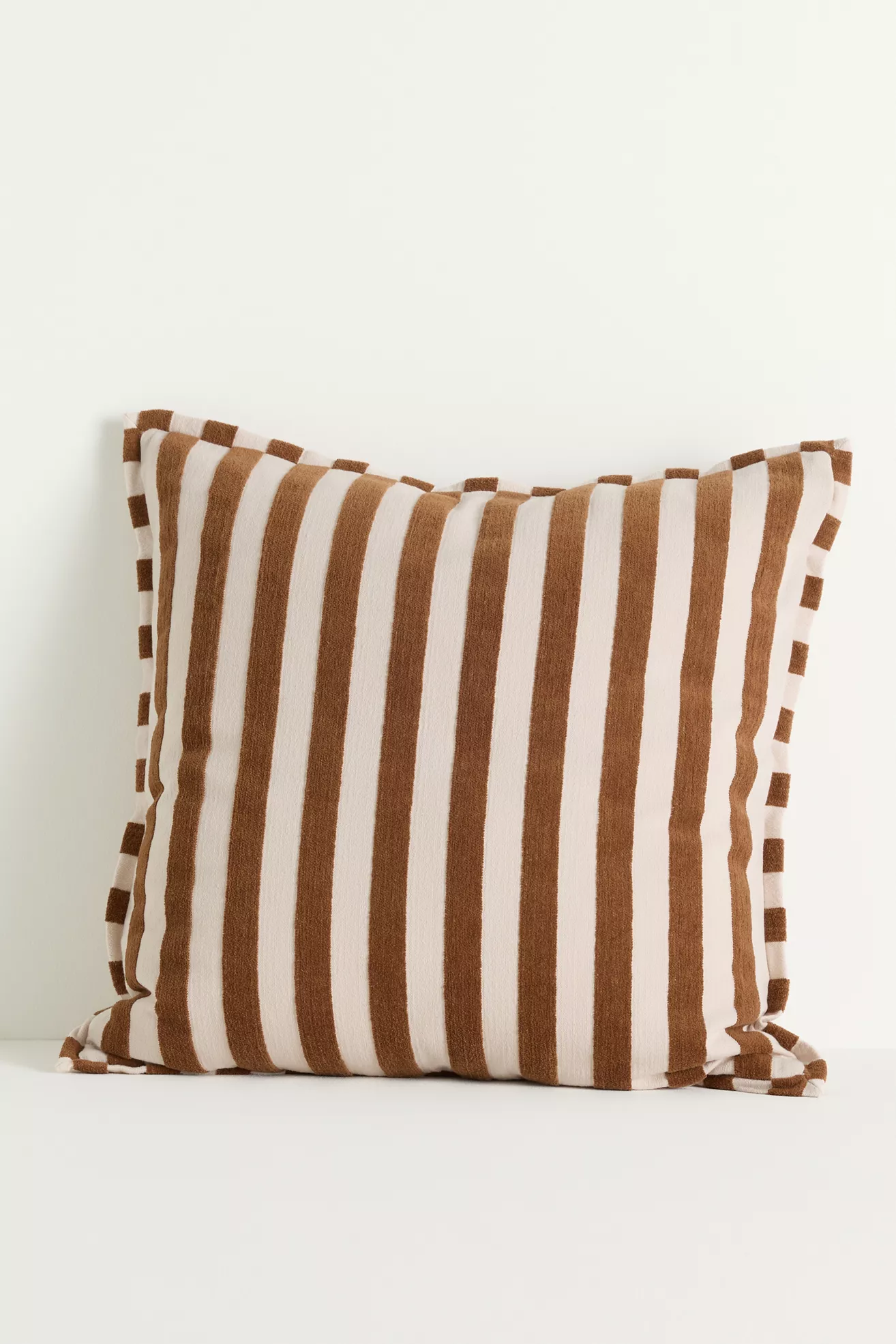 Sarah Striped Cotton-Chenille Pillow - thumbnail 2
