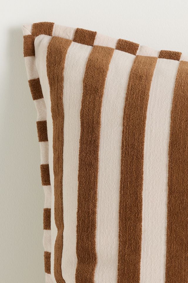 Sarah Striped Cotton Cushion #6