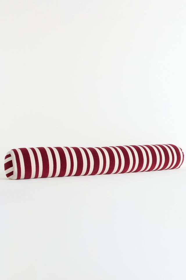 Sarah Striped Cotton-Chenille Pillow #4
