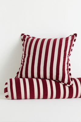 Sarah Striped Cotton Cushion