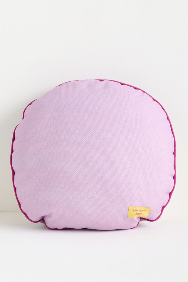 Susan Alexandra Embroidered Cotton Cushion #1