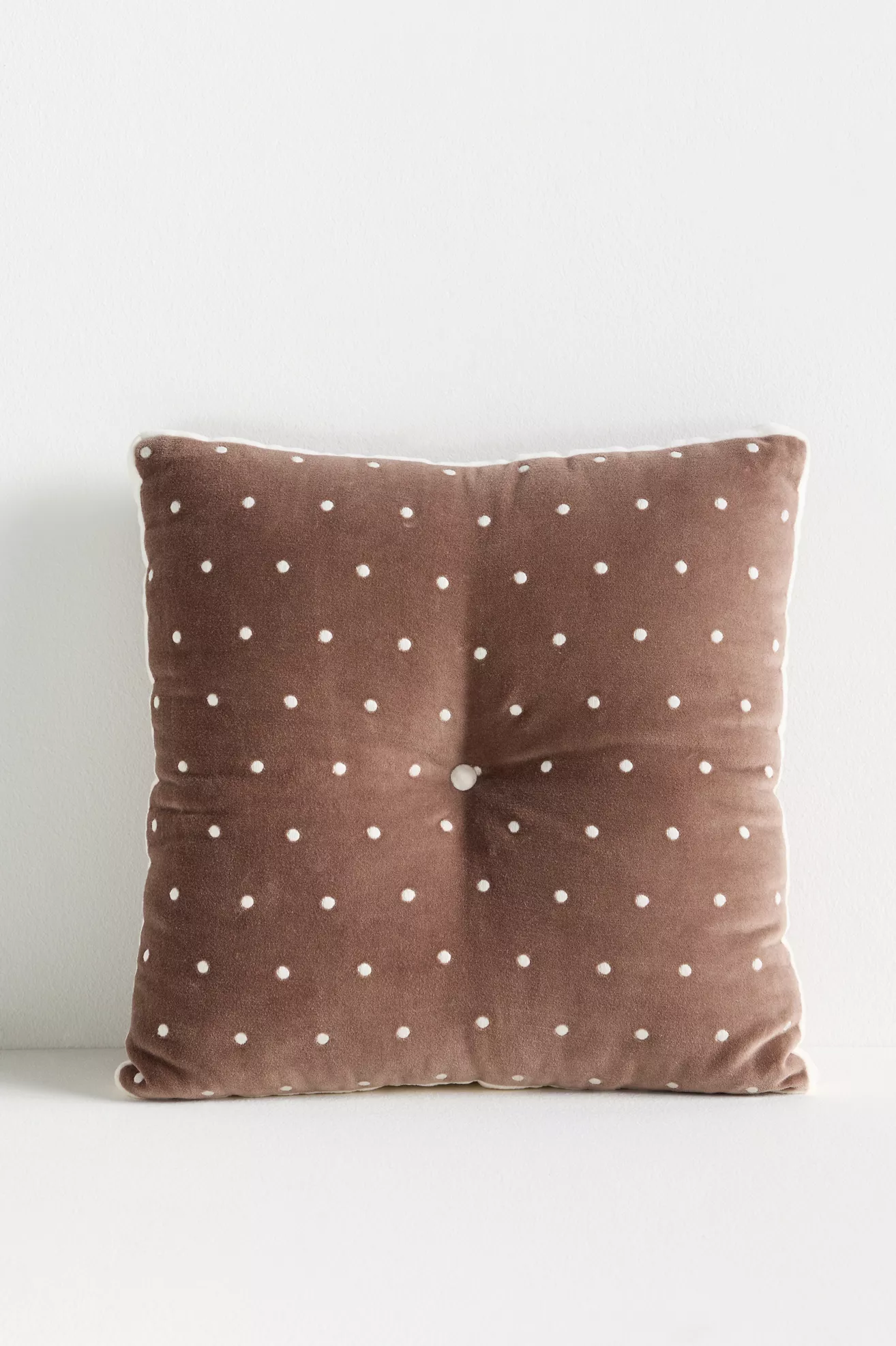 Trova Velvet Polka Dot Pillow - thumbnail 2