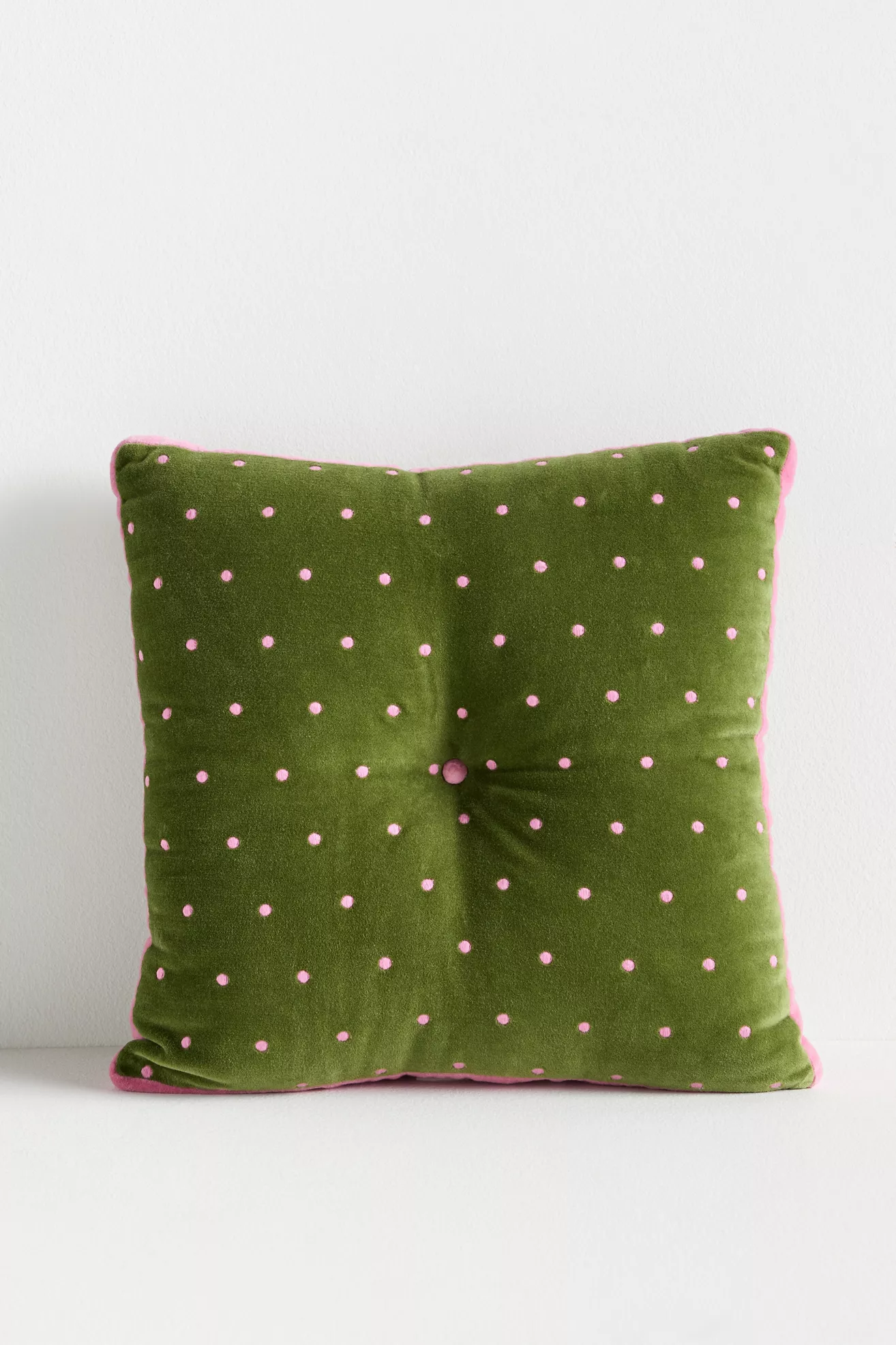 Trova Velvet Polka Dot Pillow - thumbnail 6