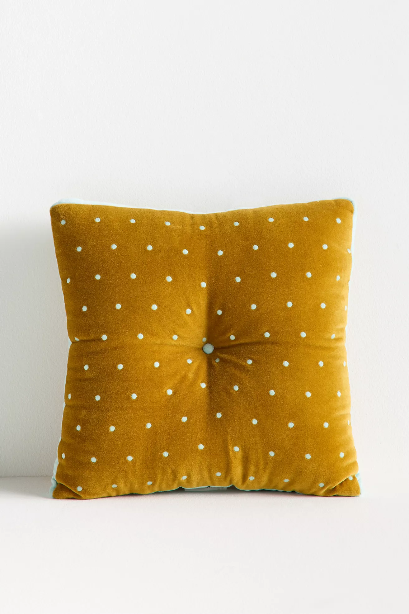 Trova Velvet Polka Dot Pillow - thumbnail 10