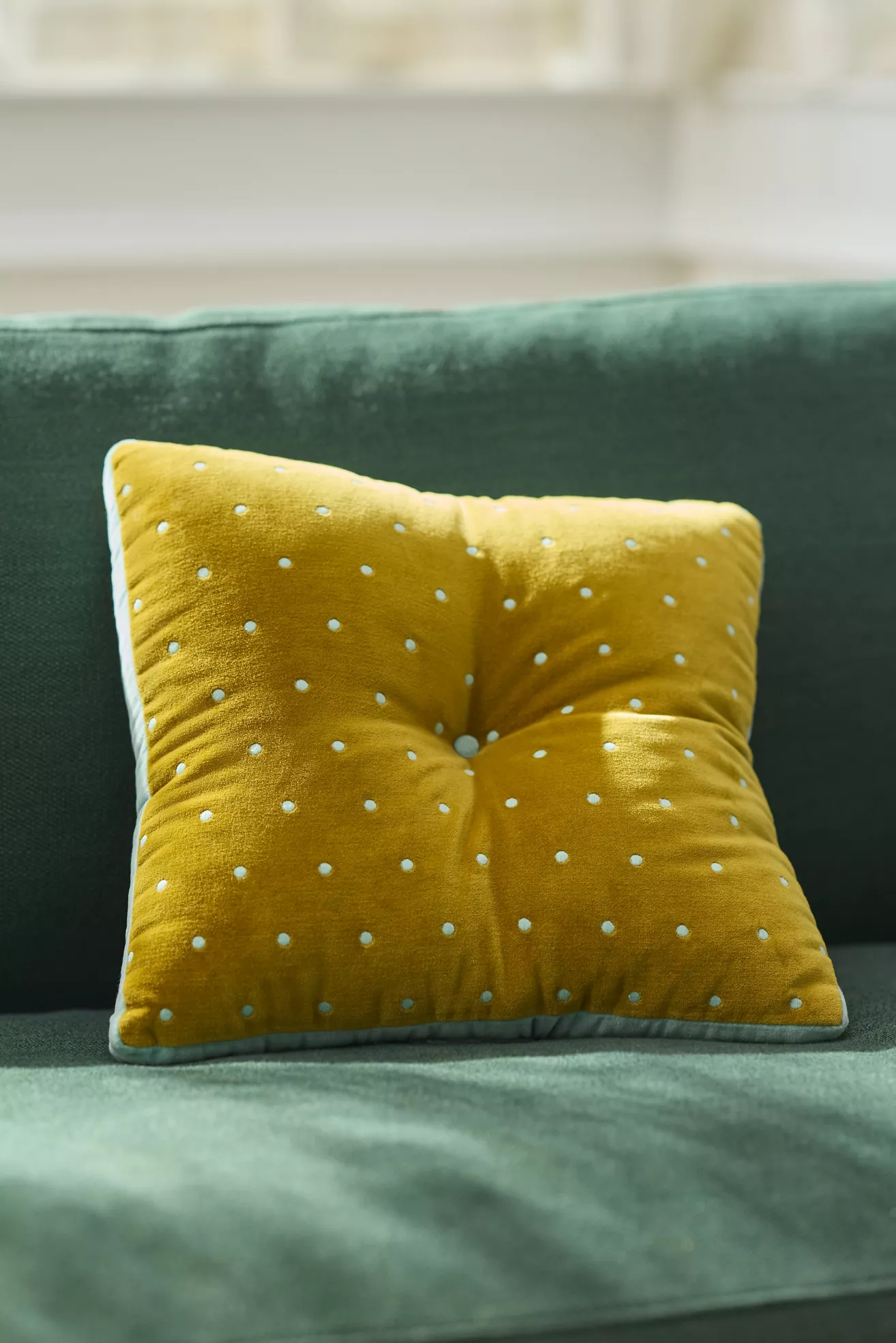 Trova Velvet Polka Dot Pillow - thumbnail 9