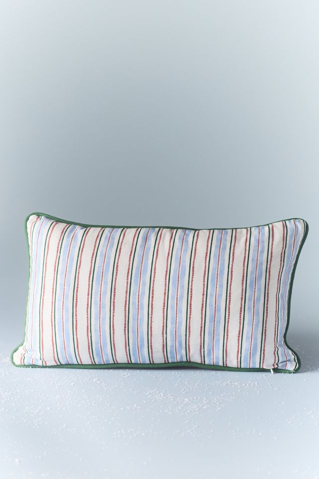 Vintage-Inspired Embroidered Cotton Pillow #1