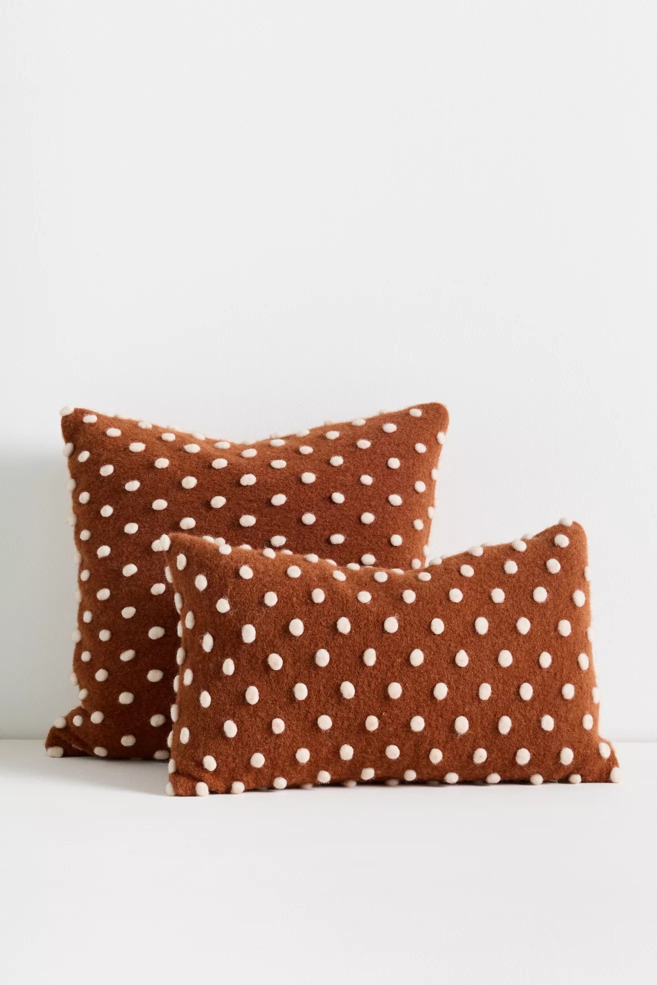 Woven Wool Dotted Throw Pillow - thumbnail 10