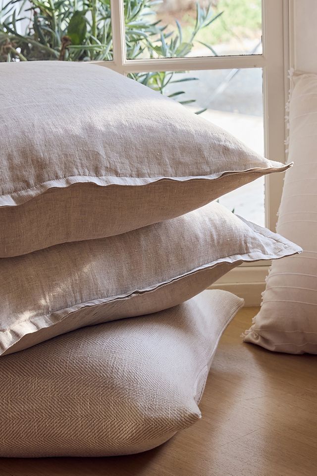 Coyuchi Organic Relaxed Linen Decorative Pillow Cover #3
