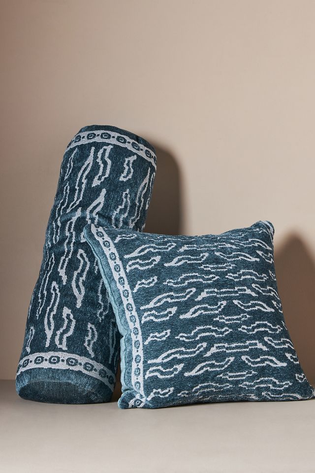 Jacquard Chenille Roseto Pillow #1