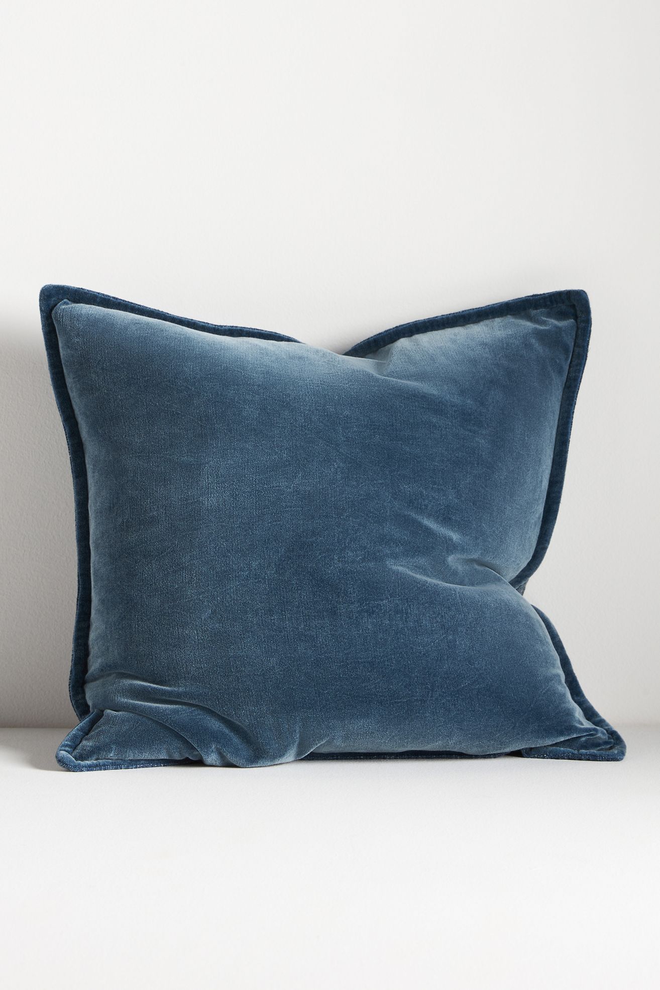 Velvet Trova Pillow - Denim