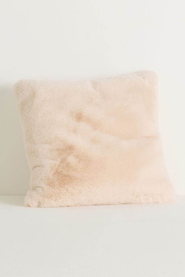 Sophie Faux Fur Throw Pillow #2