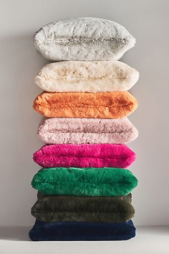 The Sophie Faux Fur Collection by AnthroLiving | Anthropologie