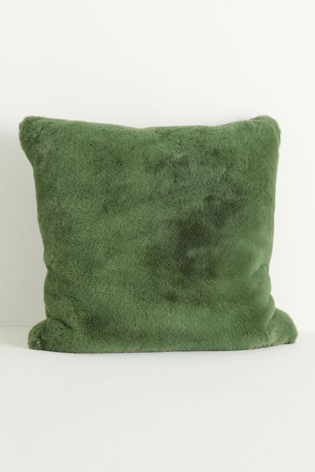 Sophie Faux Fur Throw Pillow #2