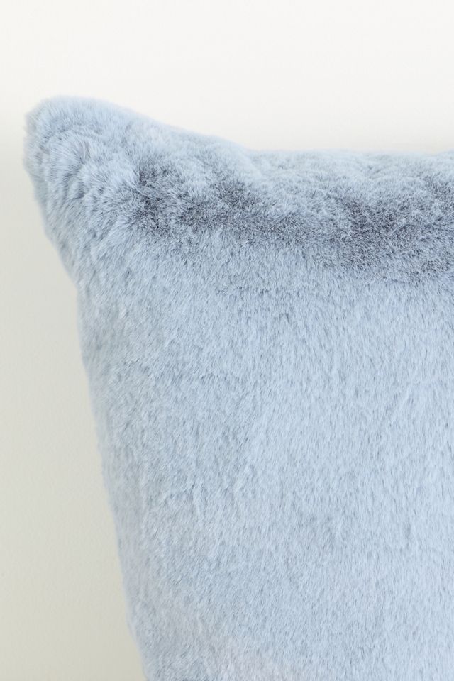 Sophie Faux Fur Throw Pillow #1
