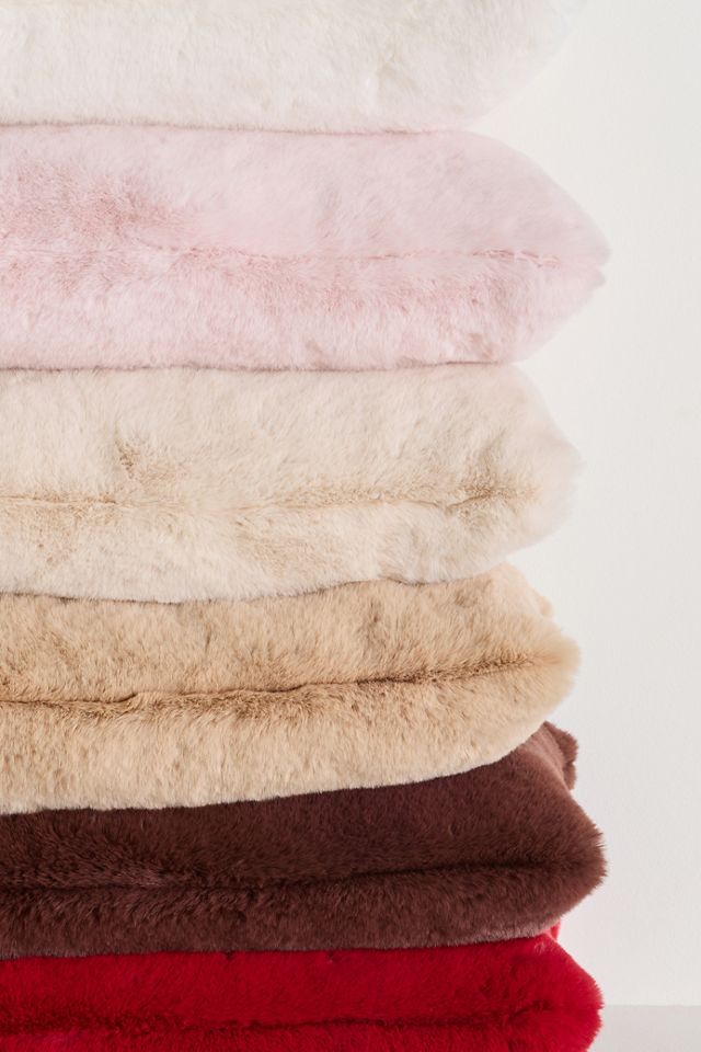 Coussin en fausse fourrure Sophie #2