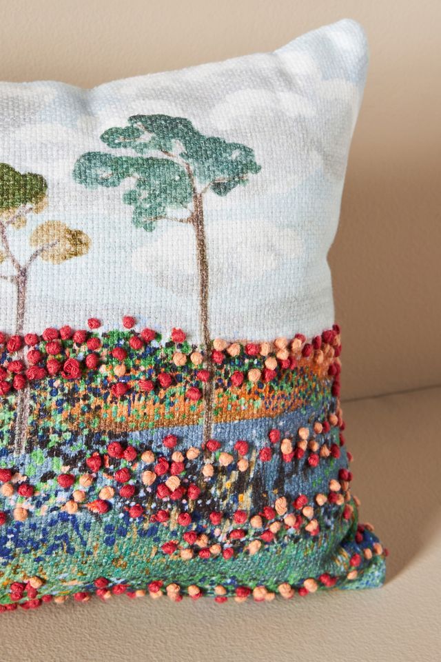 Embroidered Nikki Pillow #2
