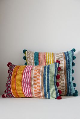 Woven Fabiana Indoor/Outdoor Pillow
