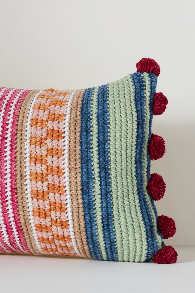 Woven Fabiana Indoor/Outdoor Pillow #3