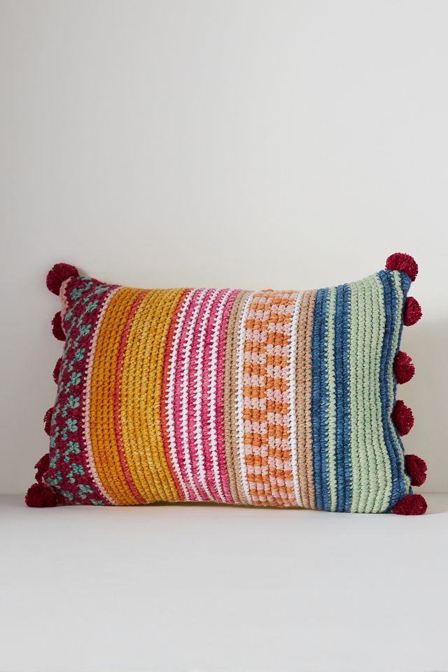 Woven Fabiana Indoor/Outdoor Pillow #1