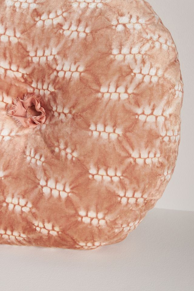 Shibori Velvet Pillow #3